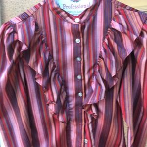 1980s Prairie Blouse Stranger Things